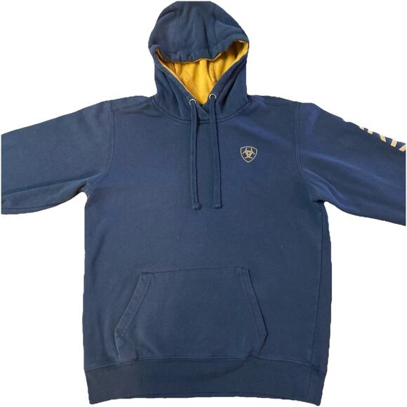 Ariat Hoodie Women's Size Small, Ariat Real Blue Logo Sweatshirt, Pullover - Picture 3 of 7
